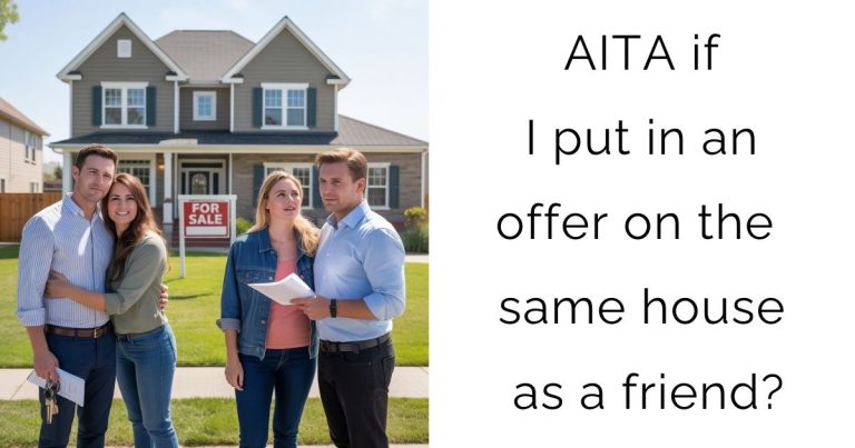 AITA if I put in an offer on the same house as a friend?