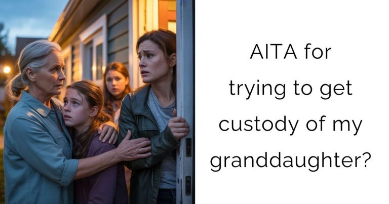 AITA for trying to get custody of my granddaughter?
