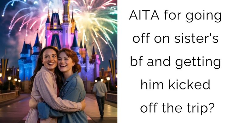 AITA for going off on sister’s bf and getting him kicked off the trip?