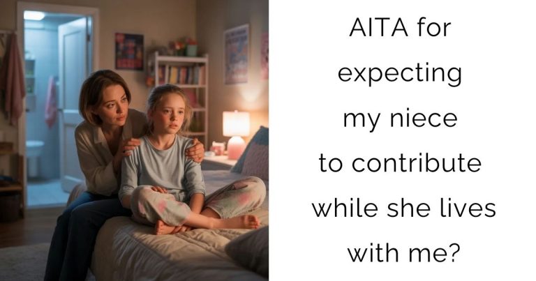AITA for expecting my niece to contribute while she lives with me?