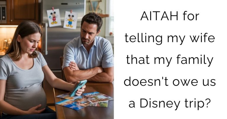 AITAH for telling my wife that my family doesn’t owe us a Disney trip?
