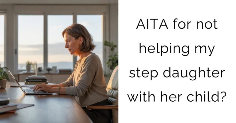 AITA for not helping my step daughter with her child?
