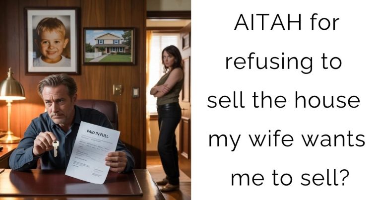 AITAH for refusing to sell the house my wife wants me to sell?