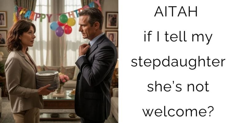 AITAH if I tell my stepdaughter she’s not welcome?