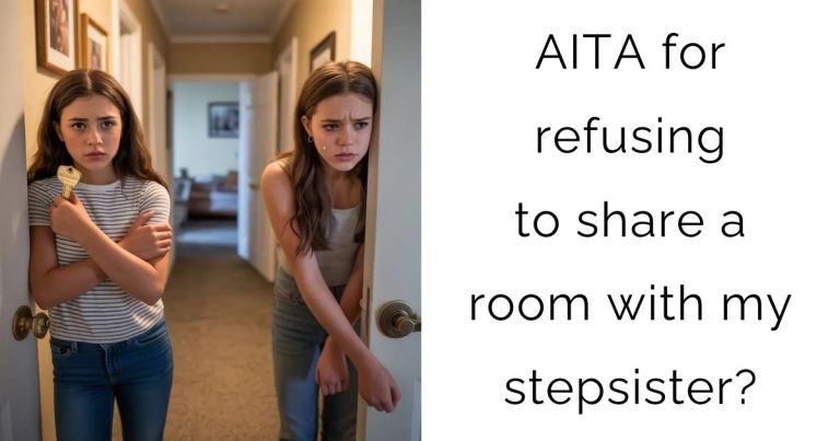 AITA for refusing to share a room with my stepsister?