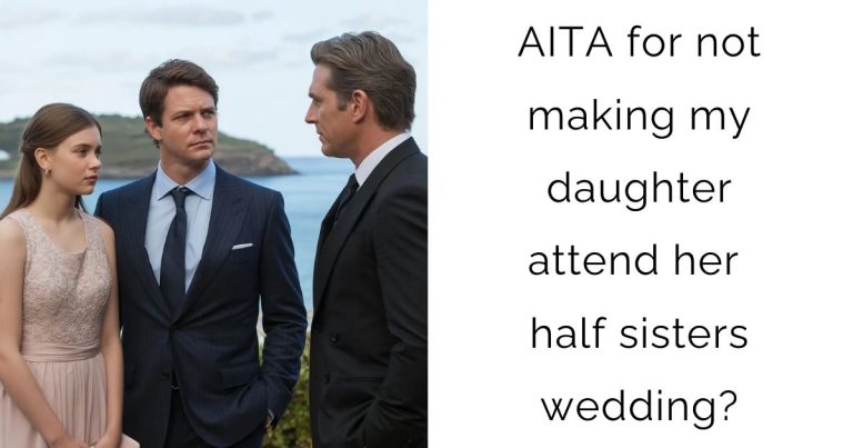 AITA for not making my daughter attend her half sisters wedding?
