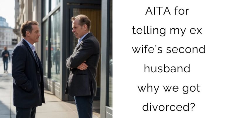 AITA for telling my ex wife’s second husband why we got divorced?