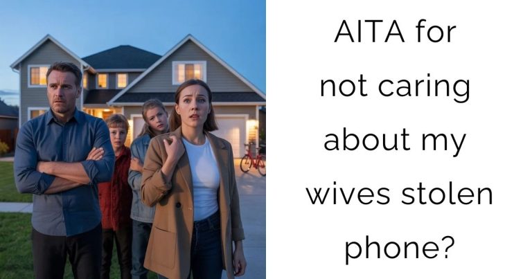 AITA for not caring about my wives stolen phone?