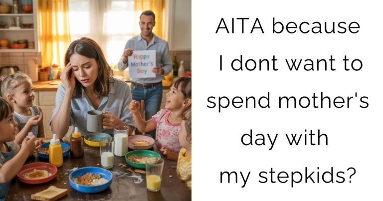 AITA because I dont want to spend mother’s day with my stepkids?