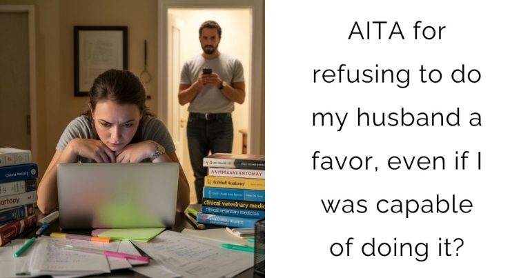 AITA for refusing to do my husband a favor, even if I was capable of doing it?