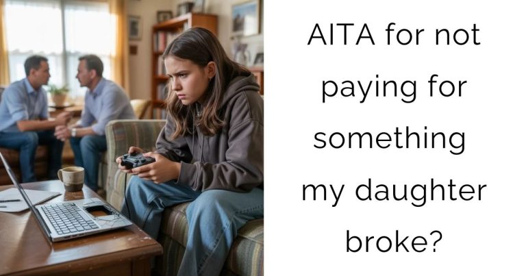 AITA for not paying for something my daughter broke?