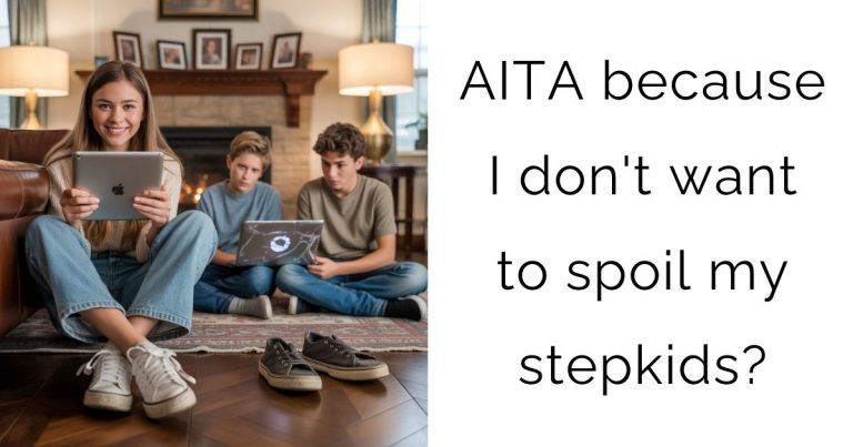 AITA because I don’t want to spoil my stepkids?