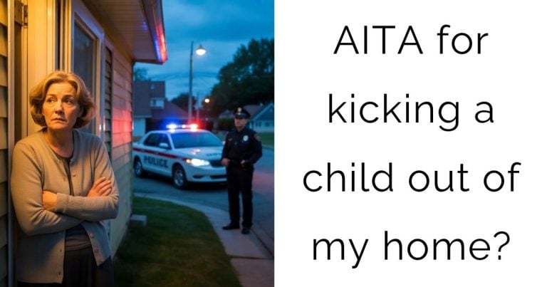 AITA for kicking a child out of my home?