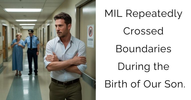 MIL Repeatedly Crossed Boundaries During the Birth of Our Son.