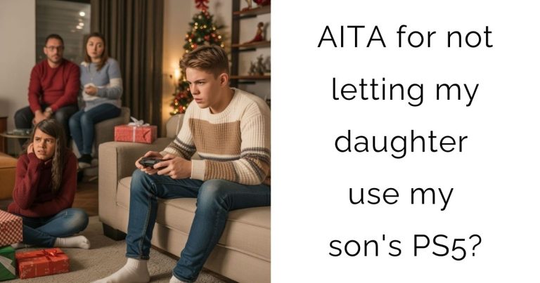 AITA for not letting my daughter use my son’s PS5?