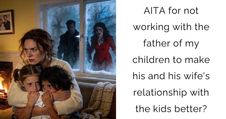 AITA for not working with the father of my children to make his and his wife’s relationship with the kids better?