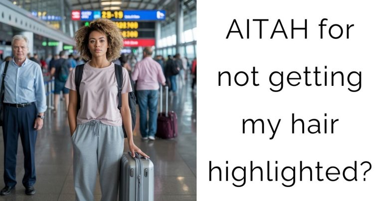 AITAH for not getting my hair highlighted?
