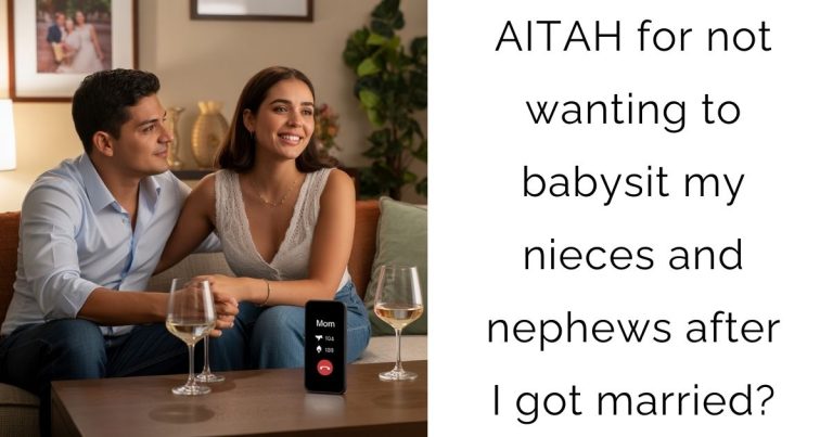 AITAH for not wanting to babysit my nieces and nephews after I got married?