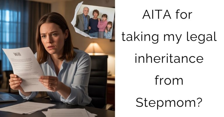 AITA for taking my legal inheritance from Stepmom?