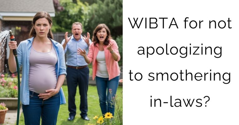 WIBTA for not apologizing to smothering in-laws?