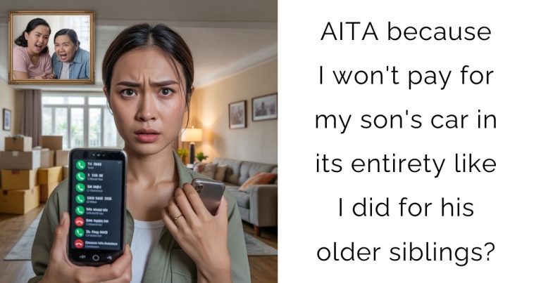 AITA because I won’t pay for my son’s car in its entirety like I did for his older siblings?