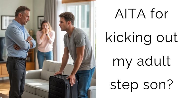 AITA for kicking out my adult step son?