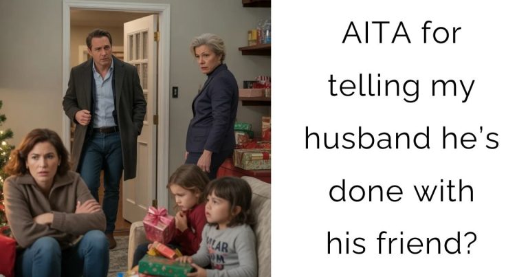 AITA for telling my husband he’s done with his friend?