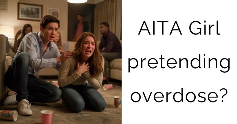 AITA Girl pretending overdose?