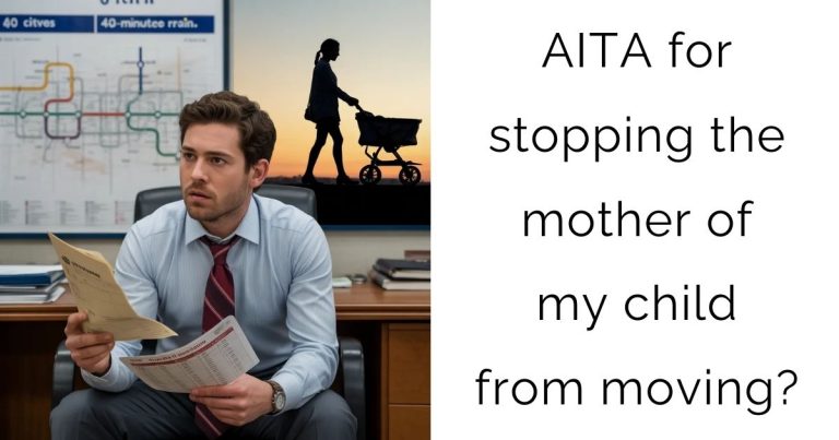 AITA for stopping the mother of my child from moving?