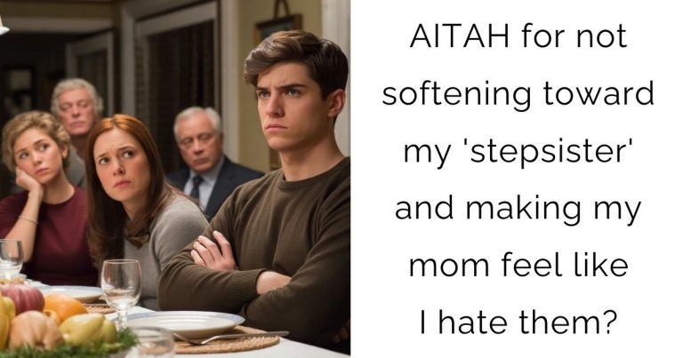 AITAH for not softening toward my ‘stepsister’ and making my mom feel like I hate them?