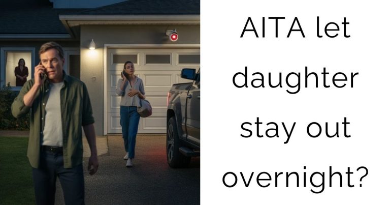AITA let daughter stay out overnight?