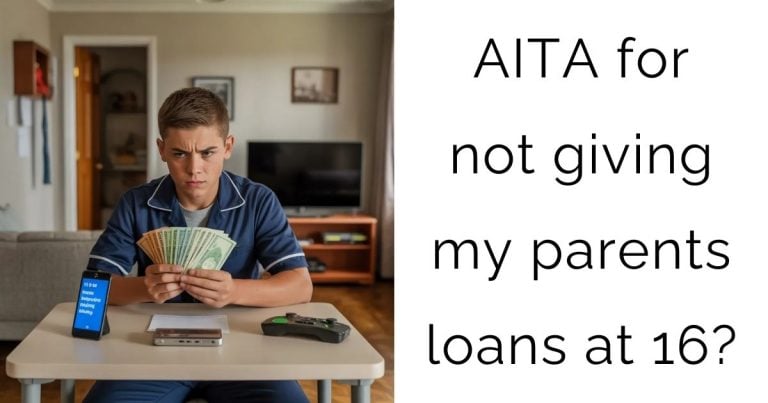 AITA for not giving my parents loans at 16?