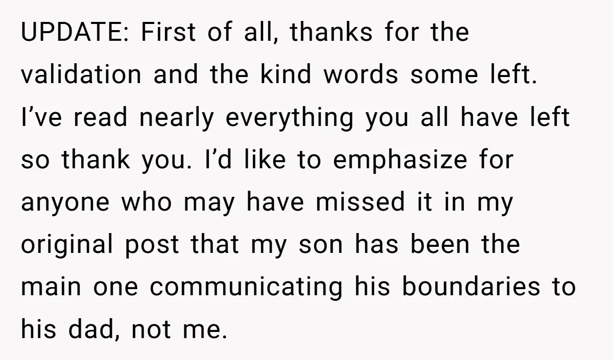 UPDATE: First of all, thanks for the validation and the kind words some left. I’ve read nearly everything you all have left so thank you. I’d like to emphasize for...