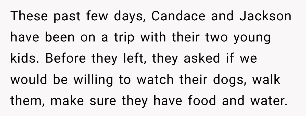 These past few days, Candace and Jackson have been on a trip with their two young kids. Before they left, they asked if we would be willing to watch their...