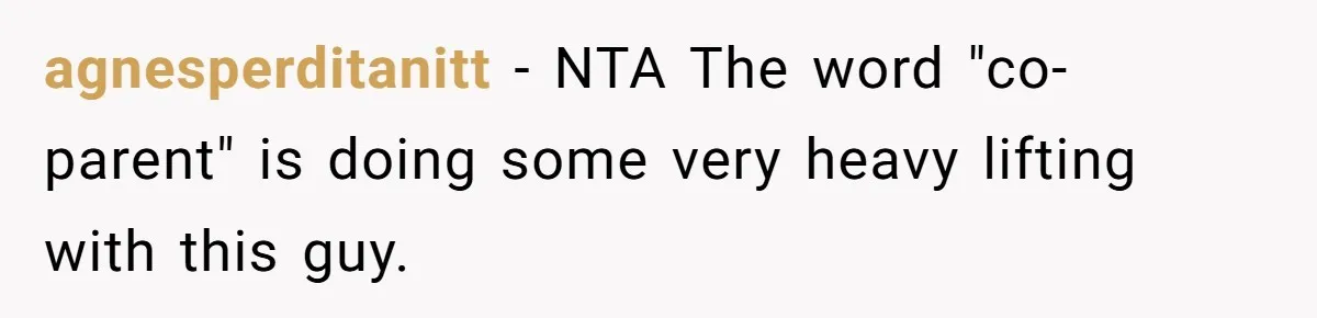 agnesperditanitt − NTA The word "co-parent" is doing some very heavy lifting with this guy.