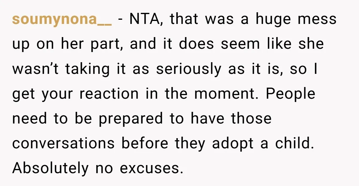soumynona__ − NTA, that was a huge mess up on her part, and it does seem like she wasn’t taking it as seriously as it is, so I get your...