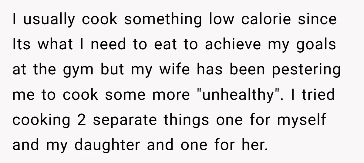 I usually cook something low calorie since Its what I need to eat to achieve my goals at the gym but my wife has been pestering me to cook some...