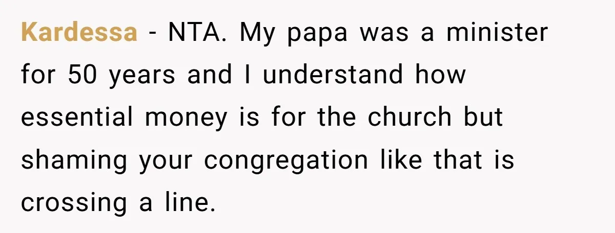Kardessa − NTA. My papa was a minister for 50 years and I understand how essential money is for the church but shaming your congregation like that is crossing a...