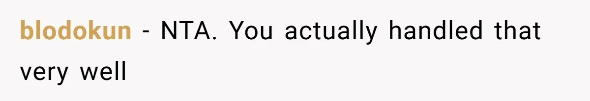 blodokun − NTA. You actually handled that very well