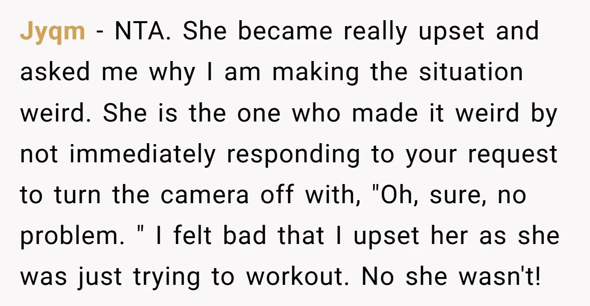 Jyqm − NTA. She became really upset and asked me why I am making the situation weird. She is the one who made it weird by not immediately responding to...