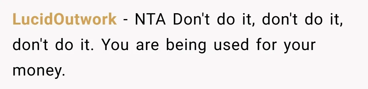 LucidOutwork − NTA Don't do it, don't do it, don't do it. You are being used for your money.