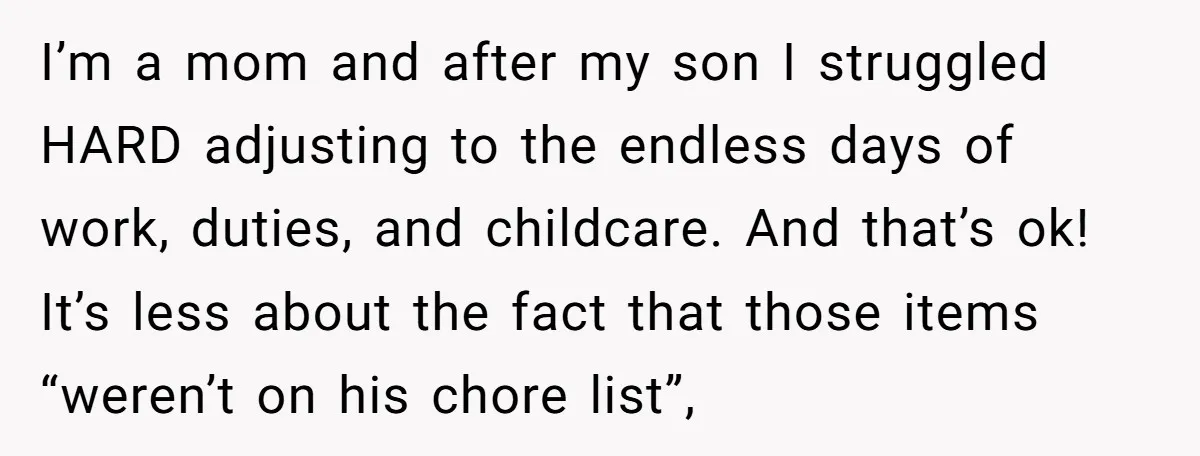 I’m a mom and after my son I struggled HARD adjusting to the endless days of work, duties, and childcare. And that’s ok! It’s less about the fact that those...