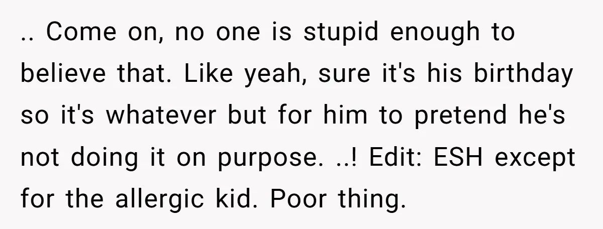 .. Come on, no one is stupid enough to believe that. Like yeah, sure it's his birthday so it's whatever but for him to pretend he's not doing it on...