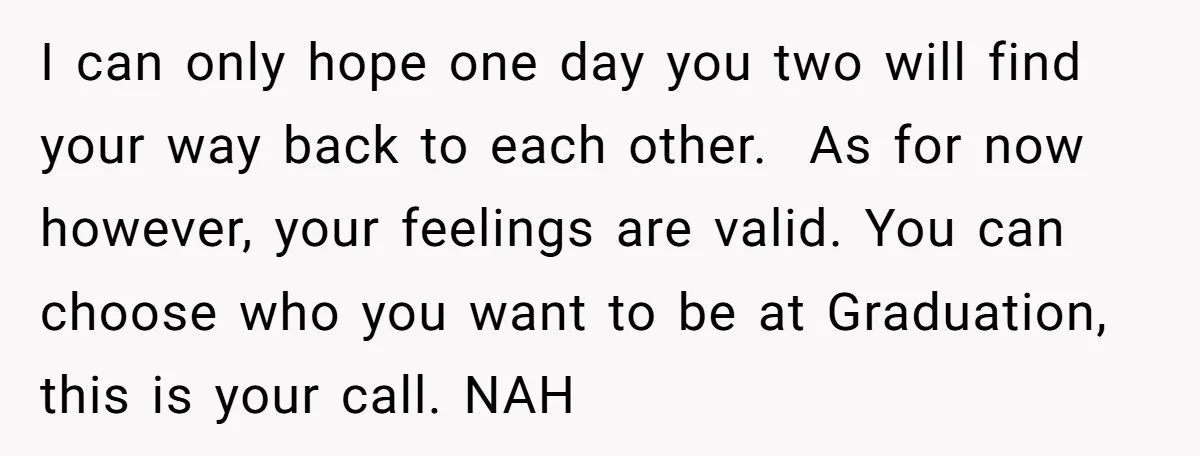 I can only hope one day you two will find your way back to each other. As for now however, your feelings are valid. You can choose who you want...