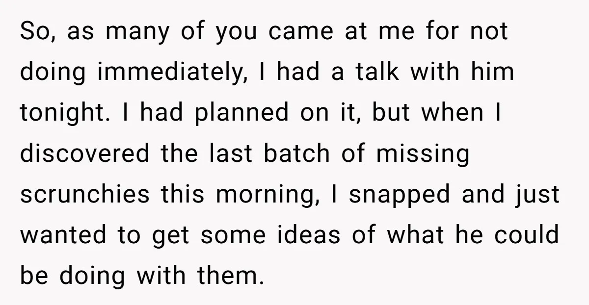 So, as many of you came at me for not doing immediately, I had a talk with him tonight. I had planned on it, but when I discovered the last...