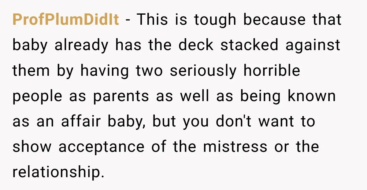 ProfPlumDidIt − This is tough because that baby already has the deck stacked against them by having two seriously horrible people as parents as well as being known as an...