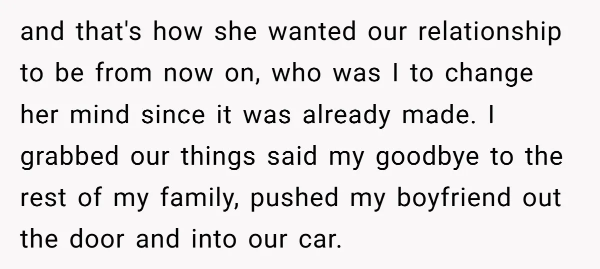 and that's how she wanted our relationship to be from now on, who was I to change her mind since it was already made. I grabbed our things said my...