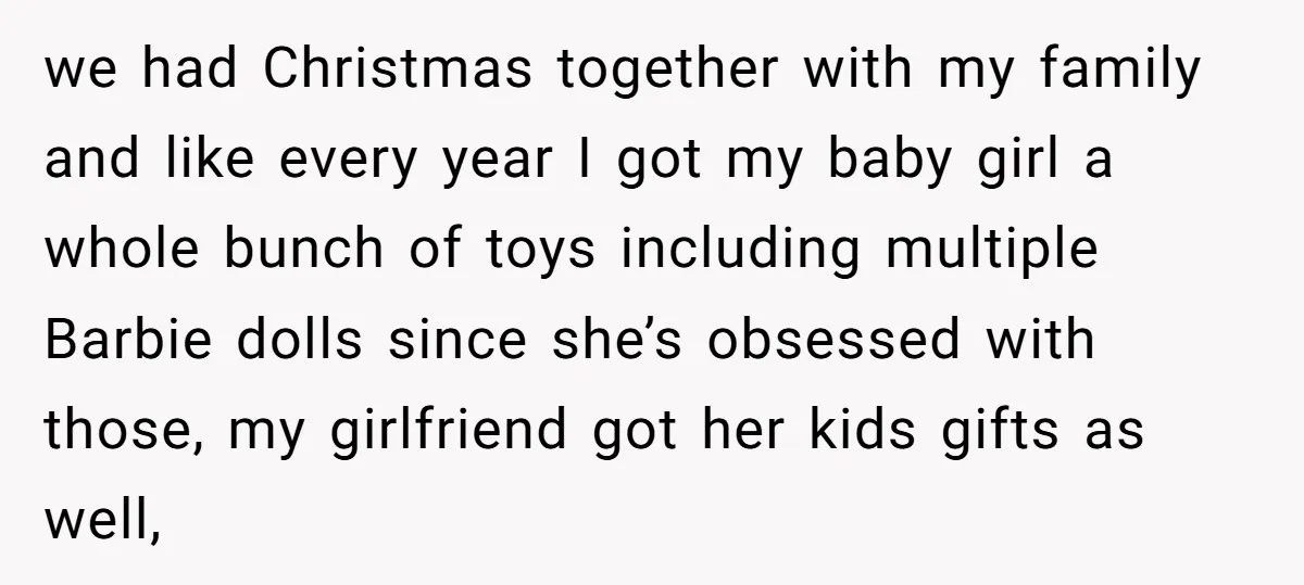 we had Christmas together with my family and like every year I got my baby girl a whole bunch of toys including multiple Barbie dolls since she’s obsessed with those,...