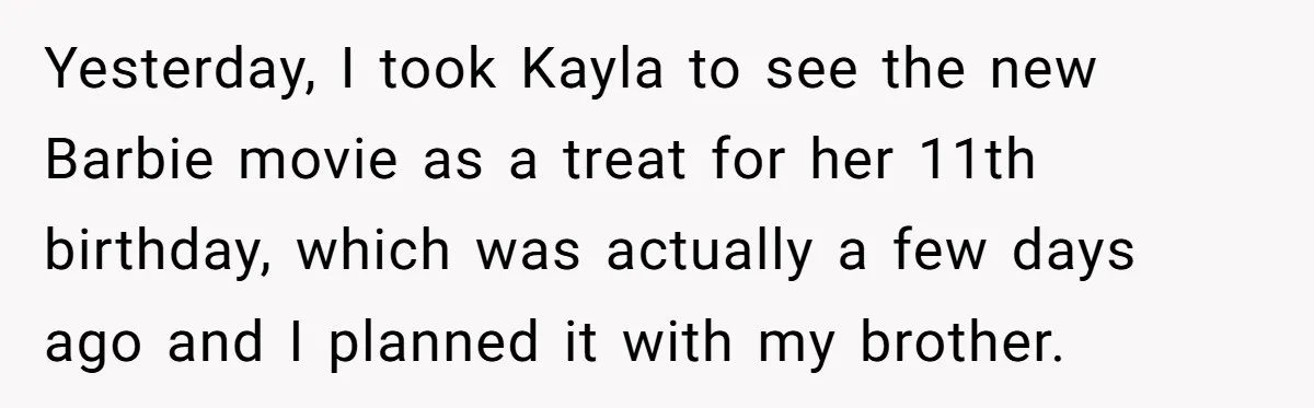 Yesterday, I took Kayla to see the new Barbie movie as a treat for her 11th birthday, which was actually a few days ago and I planned it with my...