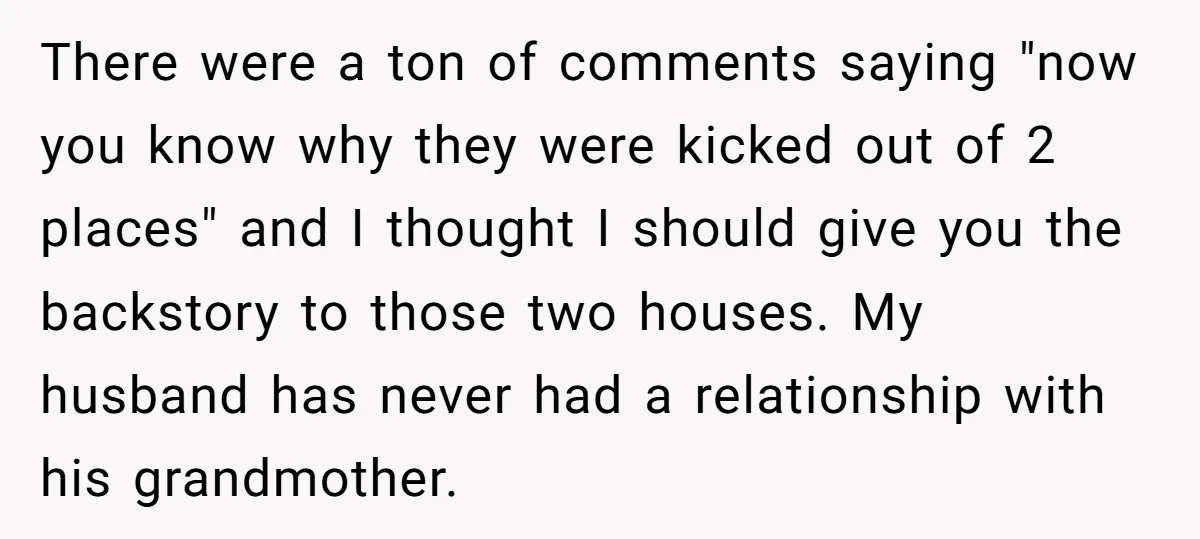 There were a ton of comments saying "now you know why they were kicked out of 2 places" and I thought I should give you the backstory to those two...